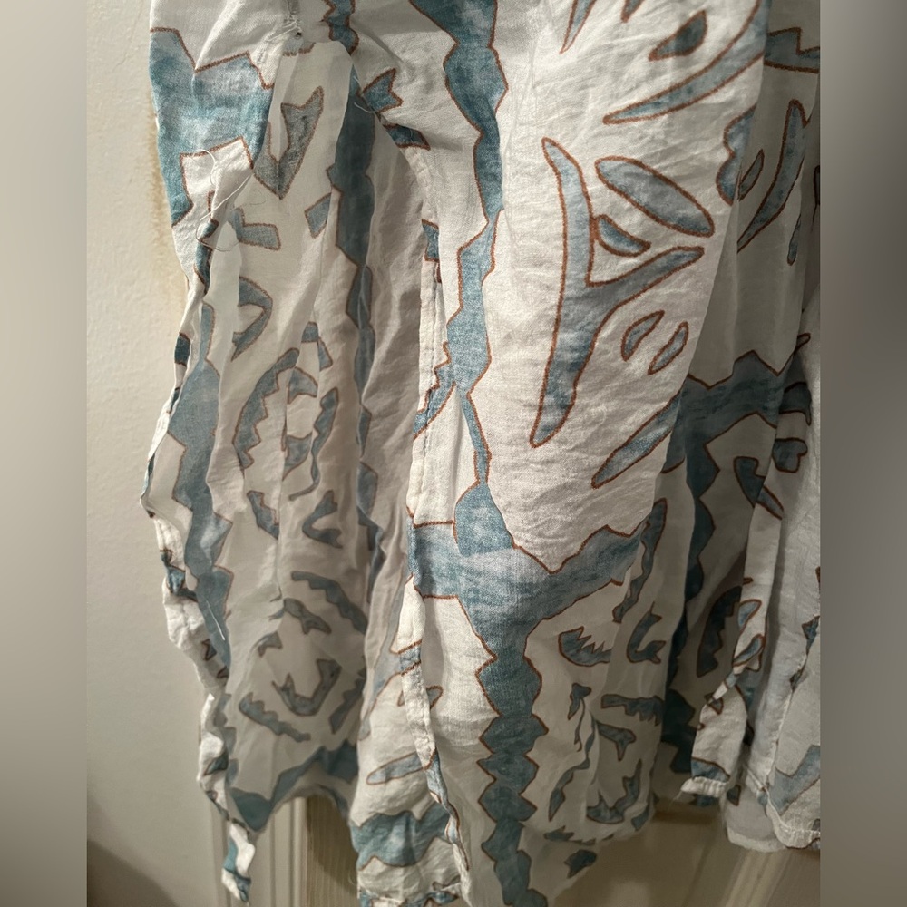 2X Koi Blue and White Patterned Kimono - Picture 4 of 4